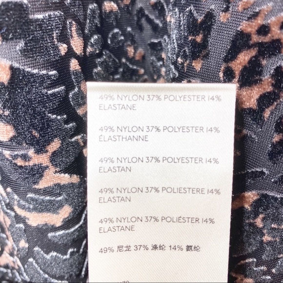 NEW Free People Teddy Cheetah Combo Velvet Short Sleeve Shirt S - Picture 10 of 10